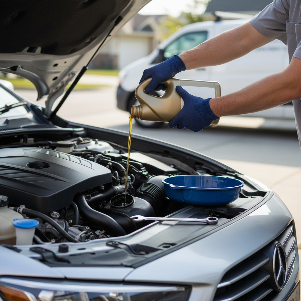 Oil Change & Fluid Check